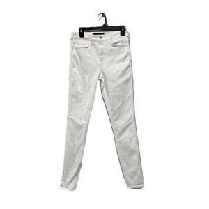 Hollister High Rise Super Skinny Jeans Womens Size 28 / 7L White Classic Stretch